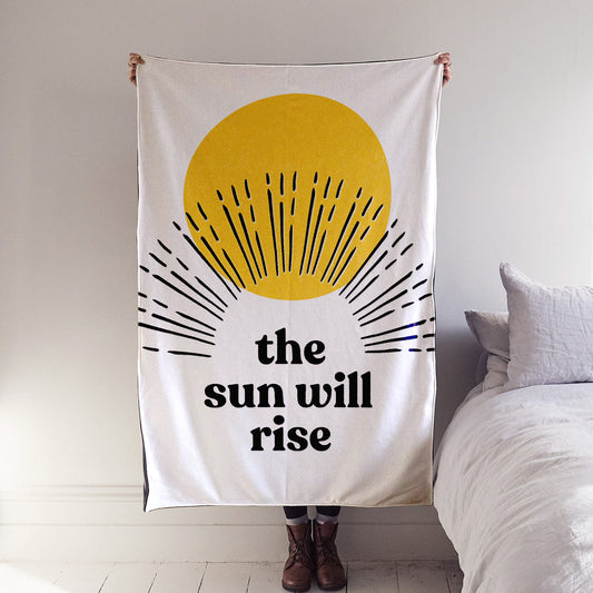 'The Sun Will Rise' Blanket