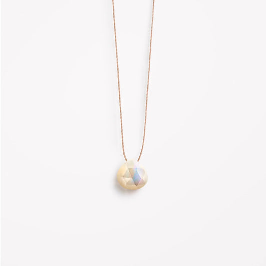Wanderlust Life Fine Cord Necklace - Mother of Pearl